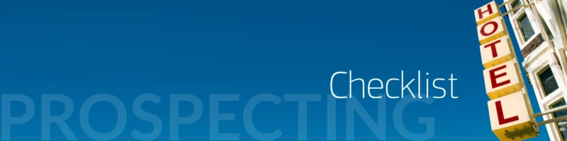Hotelier’s Event and Group Business Prospecting Checklist