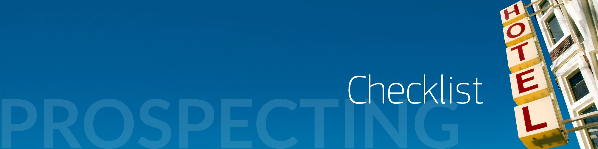Hotelier’s Event and Group Business Prospecting Checklist
